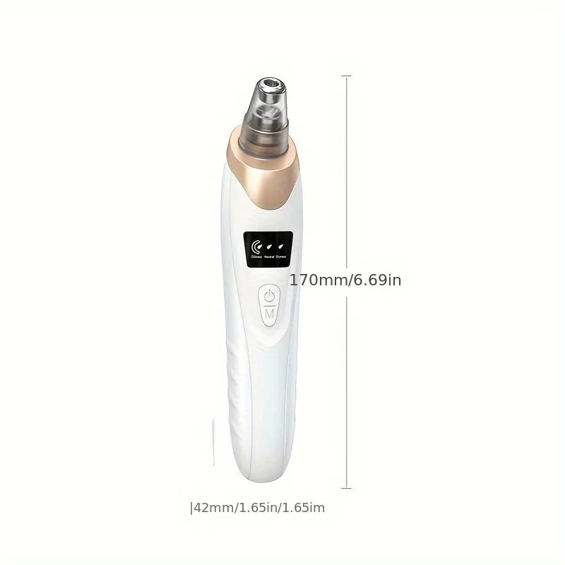Blackhead Remover Pore Vacuum USB Rechargeable 5 Suction Levels Facial Pore Cleaner Kit for Adult Acne Extraction Tool