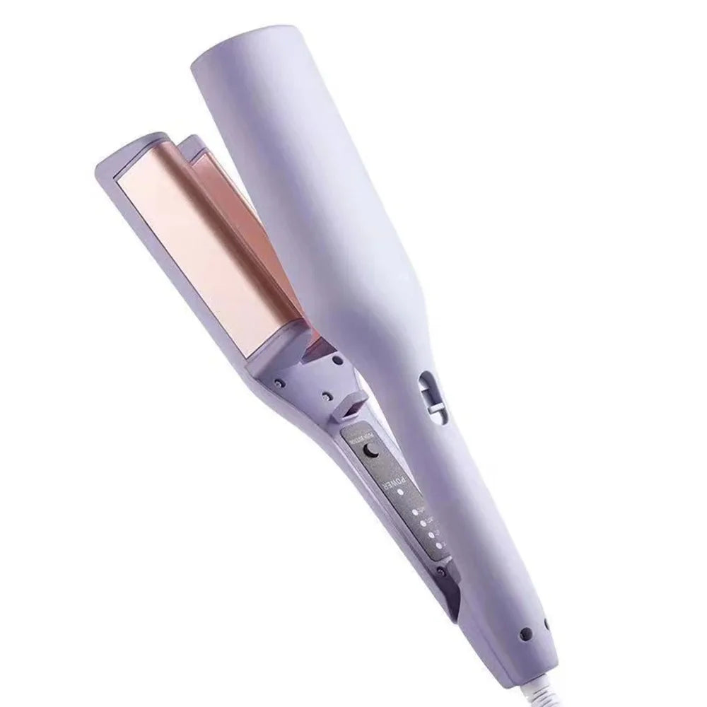 32MM Electric Hair Curler Deep Wave Egg Roll Styling Tool Fast Heating 4 Adjustable Temperatures Dry & Wet Use Tourmaline Ceramic